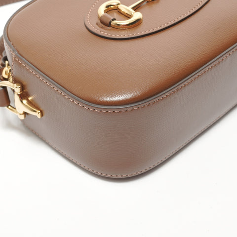 GUCCI Horsebit 1955 Shoulder Bag Brown WS28171