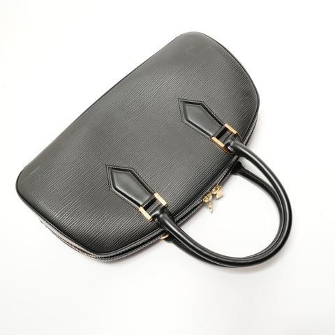 LOUIS VUITTON 2002 Epi Jasmine Handbag black WS28173