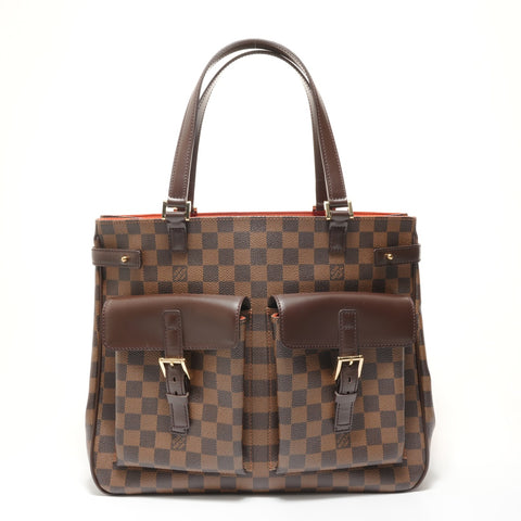 LOUIS VUITTON 2004 Uzes Damier Tote Bag Brown WS28174