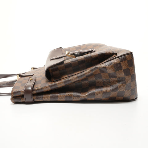 LOUIS VUITTON 2004 Uzes Damier Tote Bag Brown WS28174
