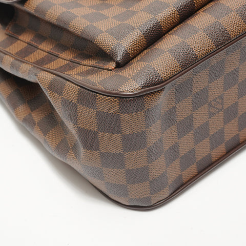 LOUIS VUITTON 2004 Uzes Damier Tote Bag Brown WS28174