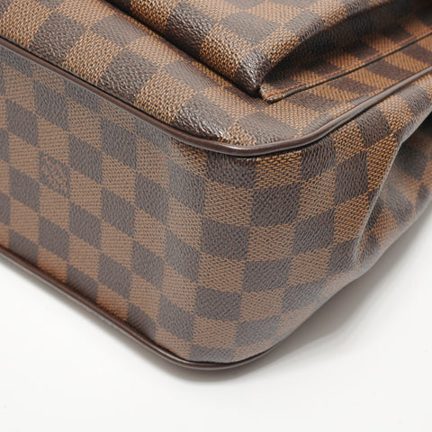 LOUIS VUITTON 2004 Uzes Damier Tote Bag Brown WS28174