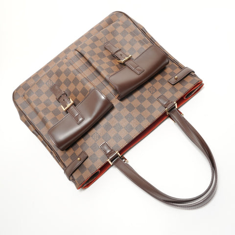 LOUIS VUITTON 2004 Uzes Damier Tote Bag Brown WS28174