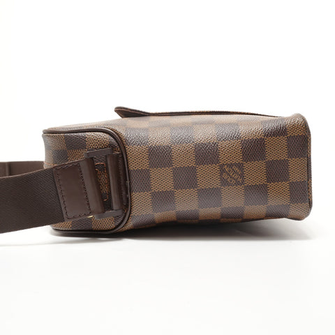 LOUIS VUITTON Damier Olaf PM, made in 2007. Shoulder Bag Brown WS28175