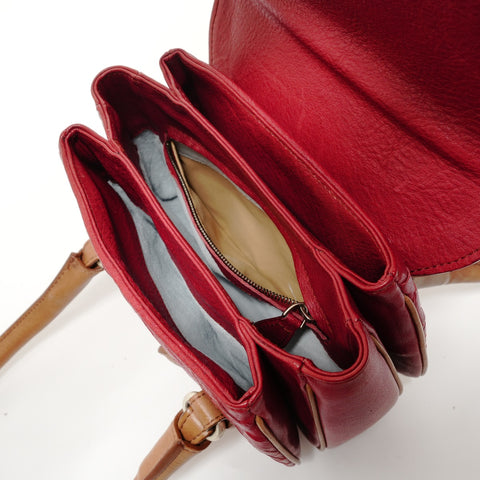 BOTTEGAVENETA INTRECCIATO leather Handbag Red WS28178