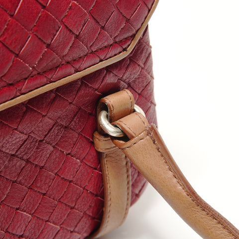 BOTTEGAVENETA INTRECCIATO leather Handbag Red WS28178