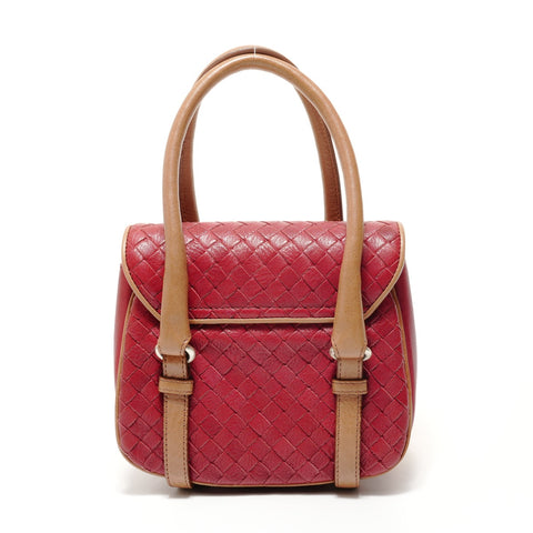 BOTTEGAVENETA INTRECCIATO leather Handbag Red WS28178