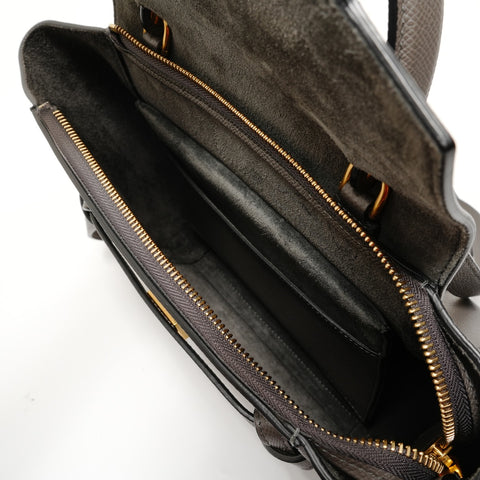 CELINE Belt bag 2WAY Handbag gray WS28179