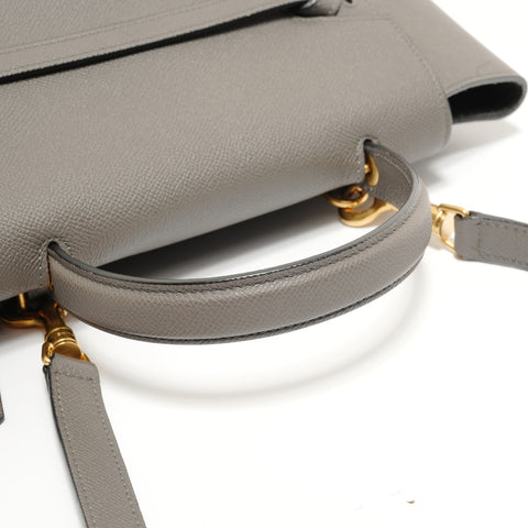 CELINE Belt bag 2WAY Handbag gray WS28179