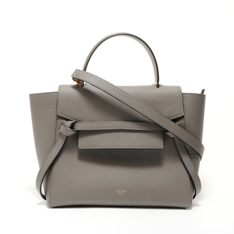 CELINE Belt bag 2WAY Handbag gray WS28179