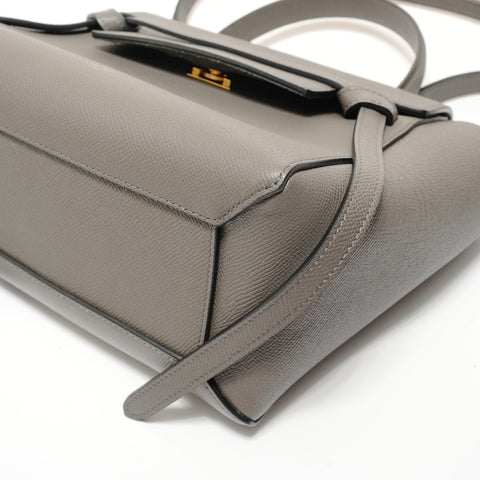 CELINE Belt bag 2WAY Handbag gray WS28179