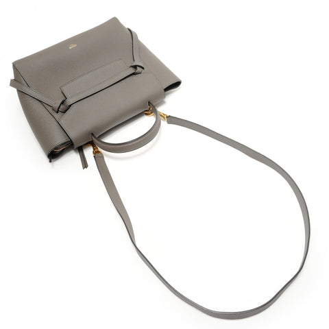 CELINE Belt bag 2WAY Handbag gray WS28179