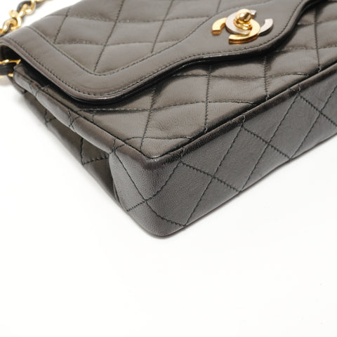 CHANEL Series 3, 1994-1999, Paris Limited Edition Mini Matelass Lambskin Single Flap Shoulder Bag black WS28180