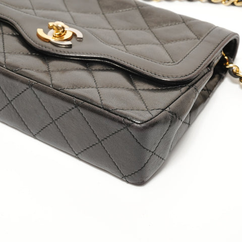 CHANEL Series 3, 1994-1999, Paris Limited Edition Mini Matelass Lambskin Single Flap Shoulder Bag black WS28180