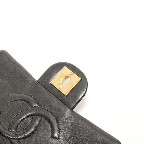 CHANEL Item No. 5, 1997-1999, Lambskin Mini Matelass Shoulder Bag black WS28181