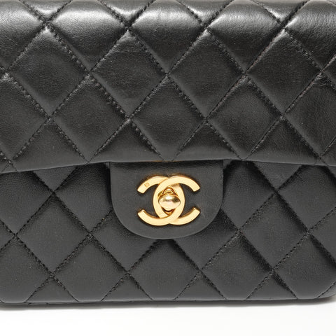 CHANEL Item No. 5, 1997-1999, Lambskin Mini Matelass Shoulder Bag black WS28181