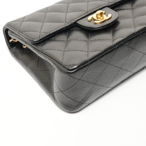 CHANEL Series 3, 1994-1999, Caviar Skin Mini Matelass Shoulder Bag black WS28182