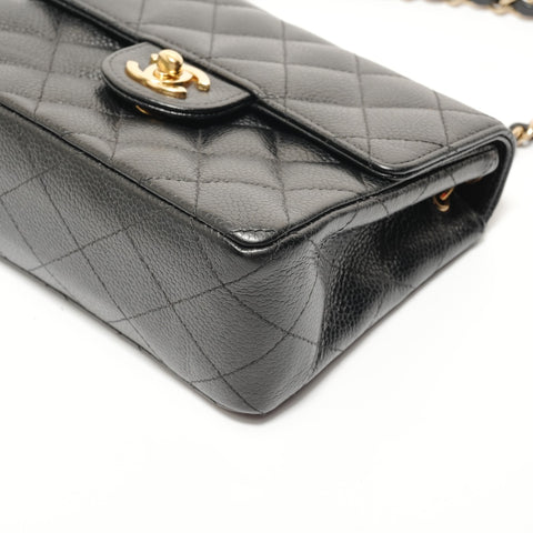 CHANEL Series 3, 1994-1999, Caviar Skin Mini Matelass Shoulder Bag black WS28182