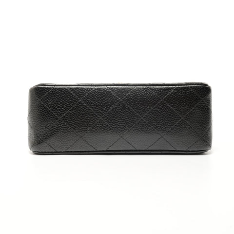 CHANEL Series 3, 1994-1999, Caviar Skin Mini Matelass Shoulder Bag black WS28182