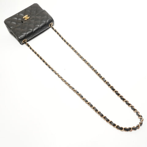 CHANEL Series 3, 1994-1999, Caviar Skin Mini Matelass Shoulder Bag black WS28182