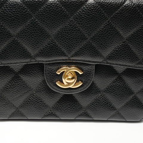 CHANEL Series 3, 1994-1999, Caviar Skin Mini Matelass Shoulder Bag black WS28182