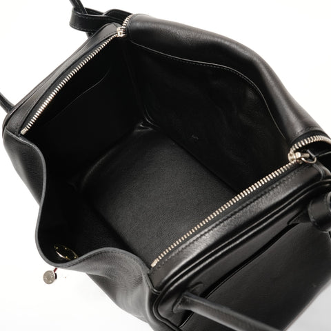 HERMES □K stamp, 2007 model, Lindy 30 Swift Handbag black WS28183