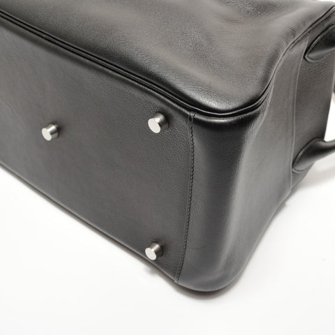 HERMES □K stamp, 2007 model, Lindy 30 Swift Handbag black WS28183