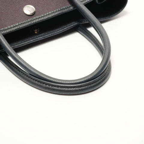 HERMES Y stamp, 2020 production, Garden Party TPM, Toile H, Negonda, Y stamp Handbag gray WS28184