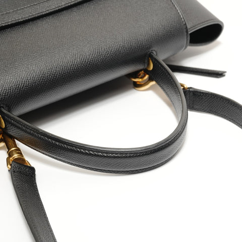 CELINE Belt bag 2WAY Handbag black WS28185