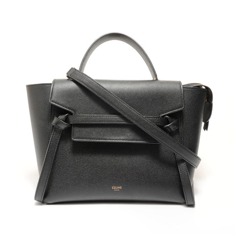 CELINE Belt bag 2WAY Handbag black WS28185