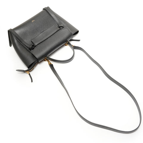 CELINE Belt bag 2WAY Handbag black WS28185