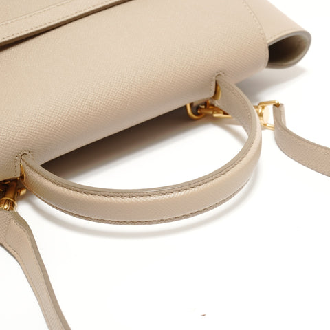 CELINE Belt bag 2WAY Handbag beige WS28186