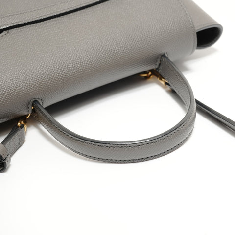 CELINE Belt bag 2WAY Handbag gray WS28187
