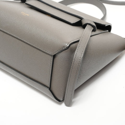 CELINE Belt bag 2WAY Handbag gray WS28187