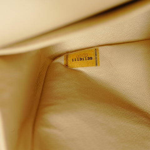 CHANEL Series 11, 2006-2008, Caviar Matelass Shoulder Bag yellow WS28189