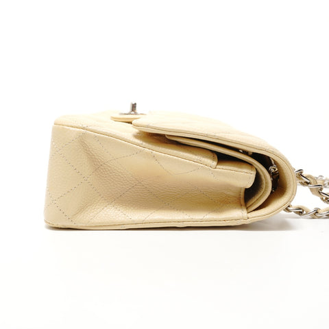 CHANEL Series 11, 2006-2008, Caviar Matelass Shoulder Bag yellow WS28189