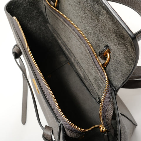CELINE Belt bag 2WAY Shoulder Bag gray WS28190