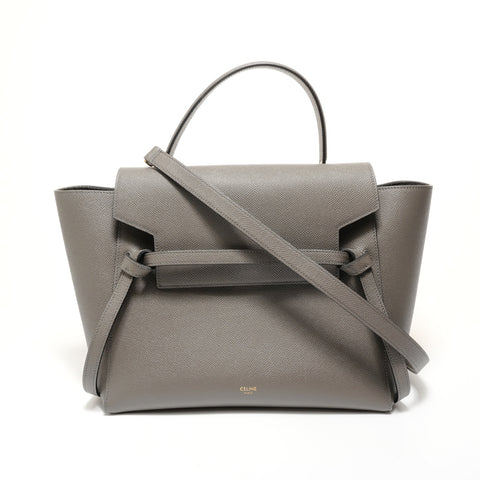 CELINE Belt bag 2WAY Shoulder Bag gray WS28190