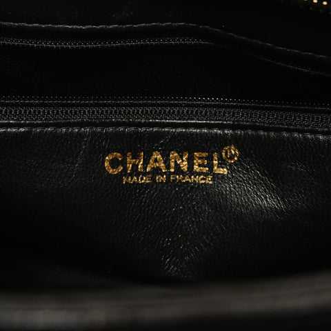 CHANEL No. 7 Replica Tote Caviar Skin Handbag black WS28191