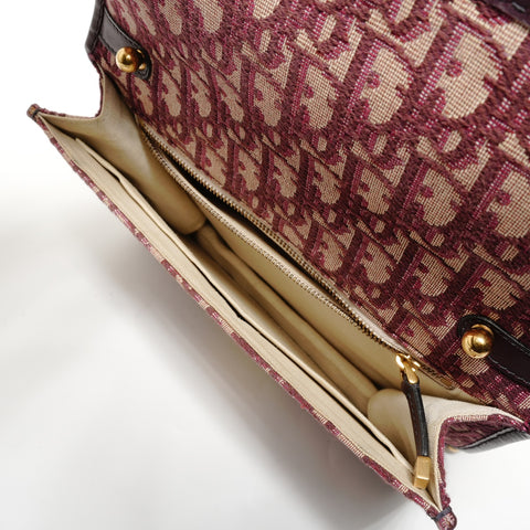 Christian Dior Dioradict Oblique Canvas Shoulder Bag purple WS28194