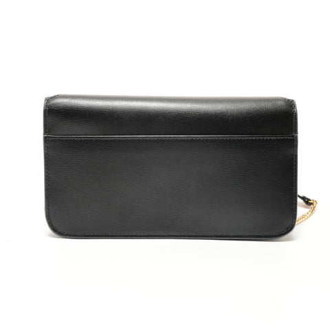 YVES SAINT LAURENT YSL Cassandra Phone Holder Shoulder Bag black WS28195