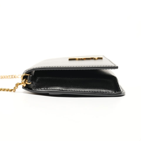 YVES SAINT LAURENT YSL Cassandra Phone Holder Shoulder Bag black WS28195