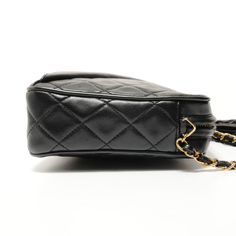 CHANEL No. 1 Matelass Fringe Shoulder Bag black WS28198