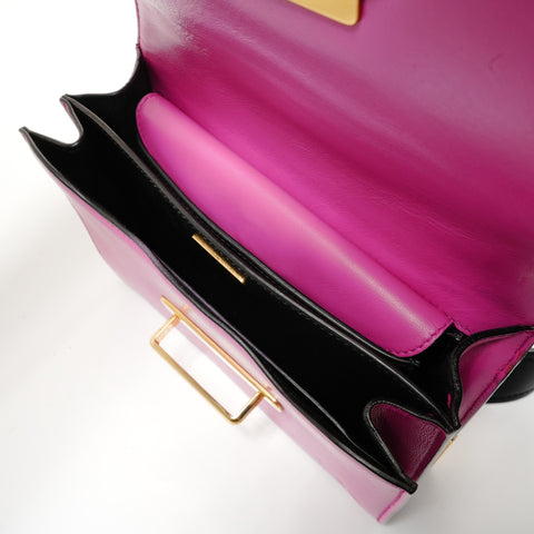 PRADA Cahier Leather Shoulder Bag pink WS28199