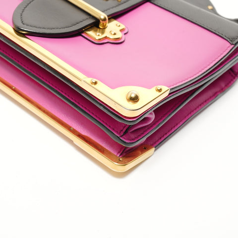 PRADA Cahier Leather Shoulder Bag pink WS28199
