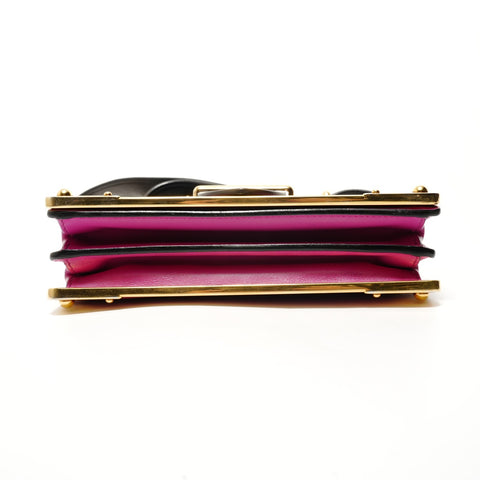 PRADA Cahier Leather Shoulder Bag pink WS28199