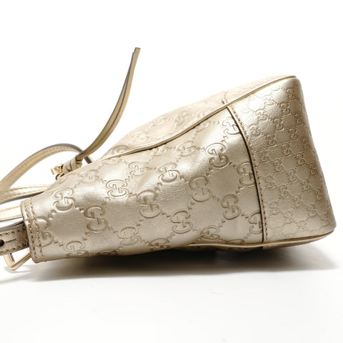 GUCCI GG Shima Bree 2way Shoulder Bag gold WS28201