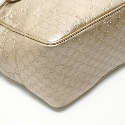 GUCCI GG Shima Bree 2way Shoulder Bag gold WS28201