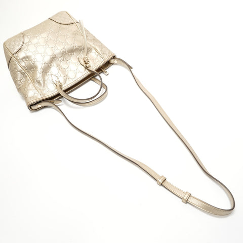 GUCCI GG Shima Bree 2way Shoulder Bag gold WS28201