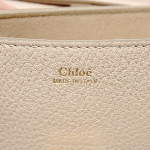 Chloe Drew Leather Chain Shoulder Bag beige WS28202
